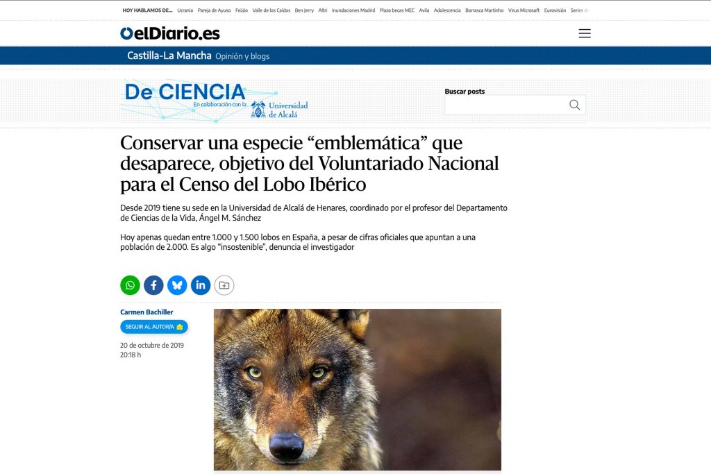 Noticias - Voluntariado Censo Lobo
