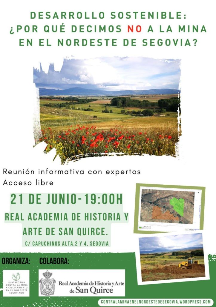 Charla divulgativa No a la mina en el Nordeste - Segovia - Junio 2023 - Voluntariado Censo Lobo
