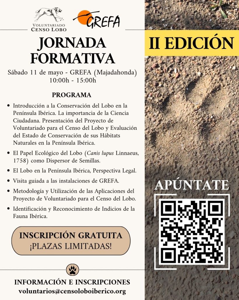 Jornada Formativa - Grefa - Mayo 2024 - Voluntariado Censo Lobo