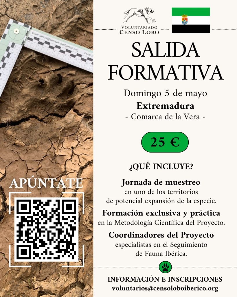 Salida Formativa - Extremadura - Mayo 2024 - Voluntariado Censo Lobo