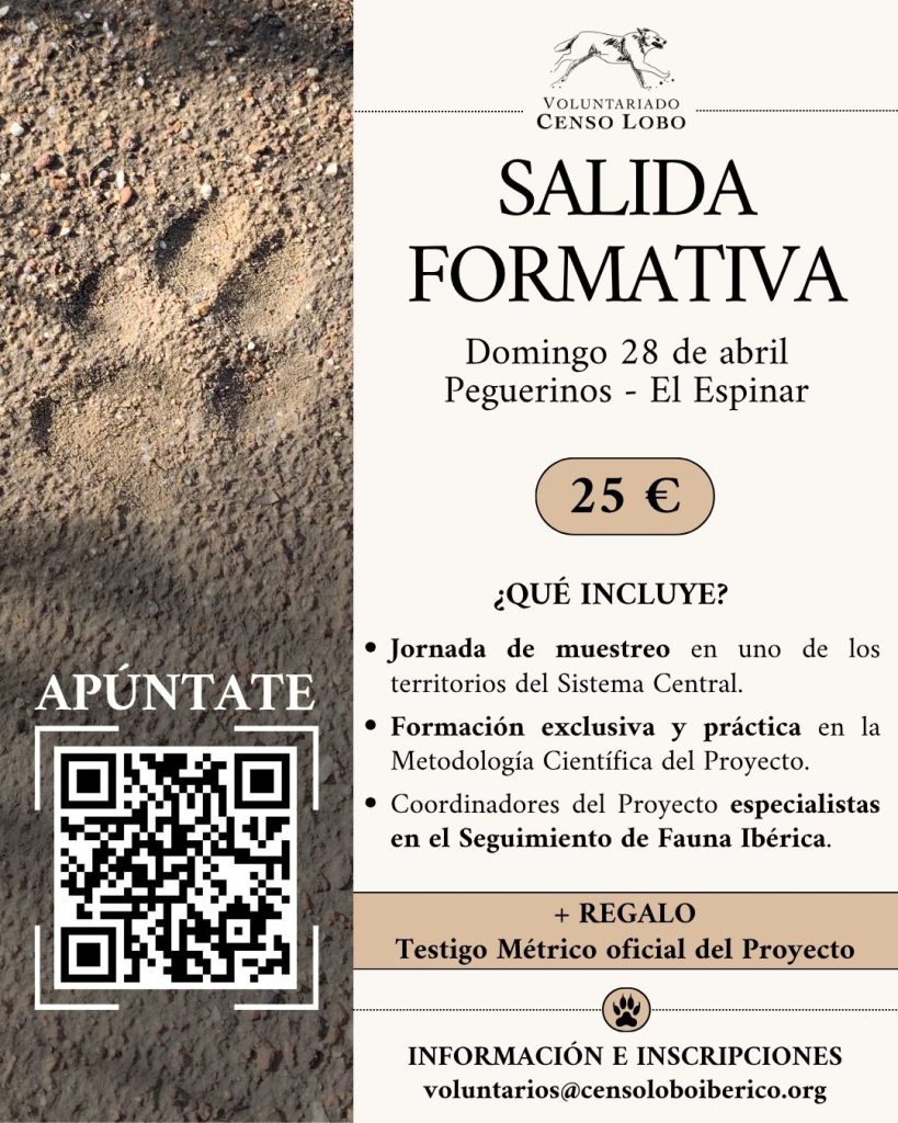 Salida Formativa - Grefa - Abril 2024 - Voluntariado Censo Lobo