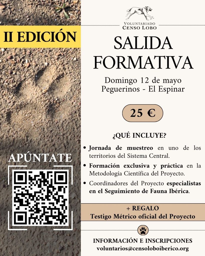 Salida Formativa - Grefa - Mayo 2024 - Voluntariado Censo Lobo